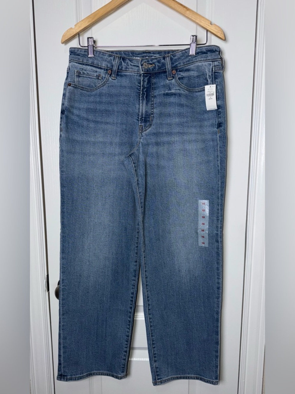 Old Navy High-Waisted OG Loose Jeans Size 10 Petite NWT - Picture 3 of 7